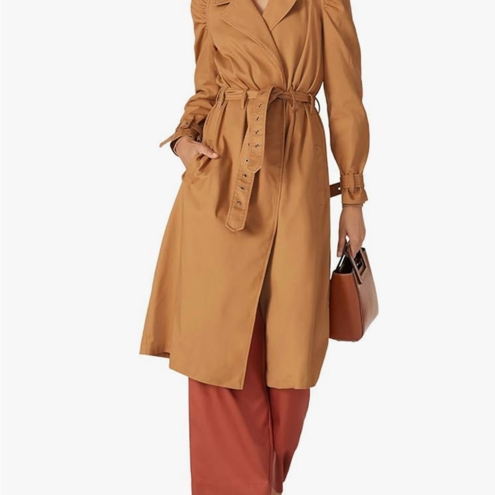 Chic Tan Trench Coat by Whit Whitney Port